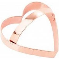 Eddingtons Vintage Design Heart Copper Cookie Cutter 7.5 cm