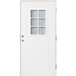 Scandidoor Åmål Ytterdörr Frostat glas S 0502-Y V (90x200cm)