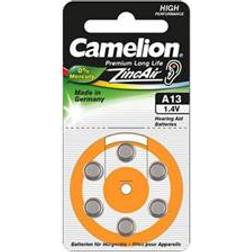 Camelion Zinc-Air A13 6-pack