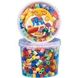 Hama Beads 8573 LOISIR CREATIF MAXI POT PM 600 PERLES MIX 7 COULEURS