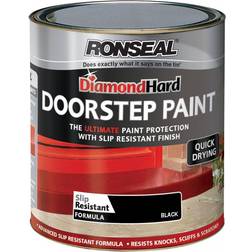 Ronseal Diamond Hard Door Step Concrete Paint Black 0.25L