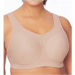 Glamorise High Impact Underwire Sport Bra - Cafe