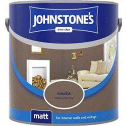 Johnstones Matt Ceiling Paint, Wall Paint Mocha 2.5L