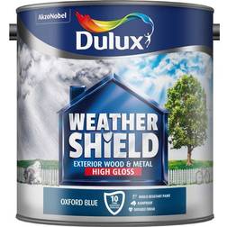 Dulux Weathershield Exterior Metal Paint, Wood Paint Blue 2.5L