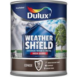 Dulux Weathershield Wood Paint Conker 0.75L