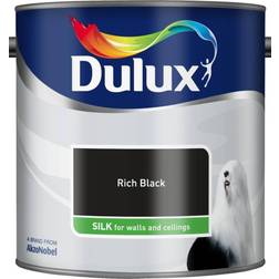 Dulux Silk Wall Paint Rich Black 2.5L