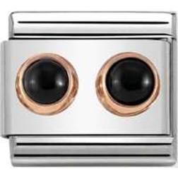 Nomination Composable Classic Link Symbol Charm - Rose Gold/Agate