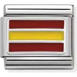 Nomination Composable Classic Link Spain Charm - Silver/Red/Yellow