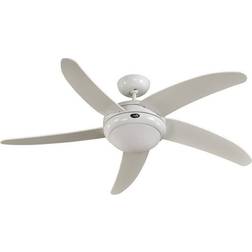 CasaFan Ventilateur De Plafond Moderne Elica BN 5 Pales 132 cm x 340 mm