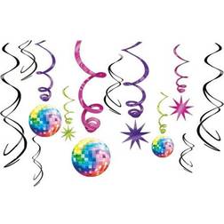Amscan Hangdecoratie Swirls 70's Disco (12st)