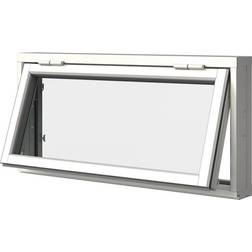 Elitfönster Retro Aluminium Överkantshängt 3-glasfönster 58x38cm