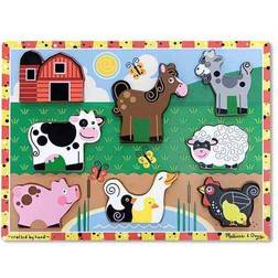 Melissa & Doug Farm Chunky Puzzle 8 Pieces