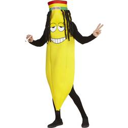 Widmann Costume da Banana Rastafari per adulto