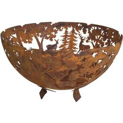 Esschert Design Fire Bowl Laser Cut Rust FF262