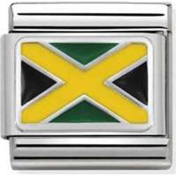 Nomination Composable Classic Link Jamaica Charm - Silver/Multicolour