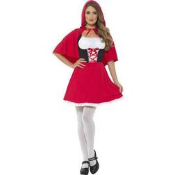 Smiffys 44685M Déguisement Femme, Chaperon Rouge Red