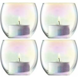 LSA International Pearl 4-pack Candle Holder 6.5cm 4pcs