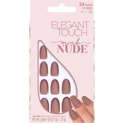 Elegant Touch Nude Collection Mink Nails 24-pack