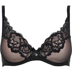 Chantelle Orangerie Lace Plunge Bra - Black