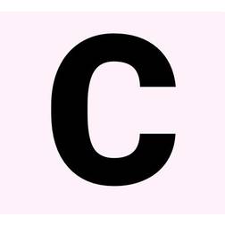 Allux Foil Letter C