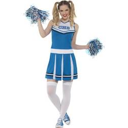 Smiffys Cheerleader Costume Blue