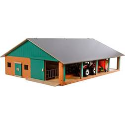 Kids Globe Cubicle Stable Wood With Milking Unit 1:32