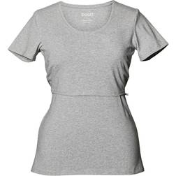 Boob Classic Short Sleeved Top Grey Melange