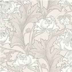 Boråstapeter Art Nouveau Tapete Siri von Boras 4540 gris