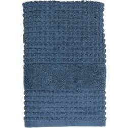 Juna Check Badezimmerhandtuch Blau (100x50cm)