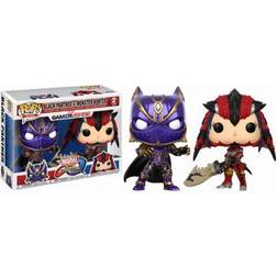 Funko Pop! Games Marvel vs Capcom: Black Panther vs Monster Hunter 2 Pack