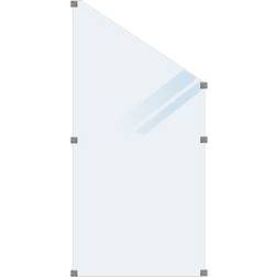 Plus Frosted Glashegn 90x180cm