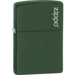 Zippo Windproof Logo Green Matte