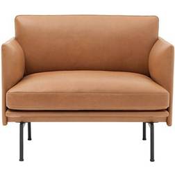 Muuto Outline Leather Armchair 71cm