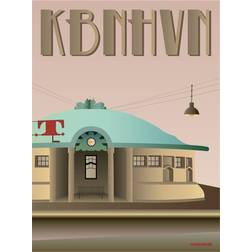 Vissevasse København Triangle Plakat 70x100cm