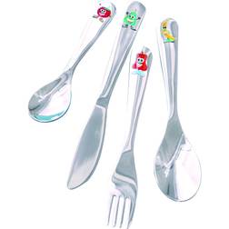 Steel Function Happy Heads Cutlery 4pcs