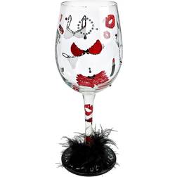 Lolita Hot Mama Standard Red Wine Glass, White Wine Glass 44cl