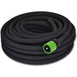vidaXL Canna Per Irrigazione Giardino 1/2" Connettore 50 m - Nero 50m