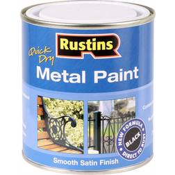 Rustins Quick Dry Metal Paint Black 1L