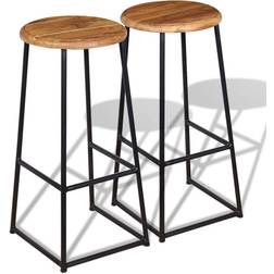 vidaXL 243459 2-pack Bar Stool 76cm