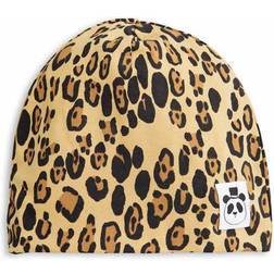 Mini Rodini Basic Leopard Beanie - Beige (1000001913)