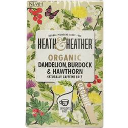 Heath & Heather Organic Dandelion, Burdock & Hawthorn 20stk