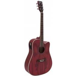 Dimavery Jk-510 guitare western, pan coupé grainé