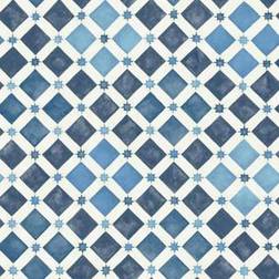 Cole & Son Tapete Zellige von China Blue White bleu