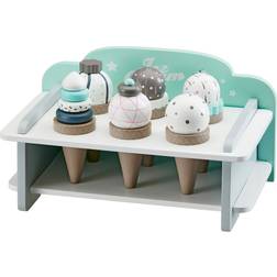 Kids Concept Glasställ med 6 Glassar