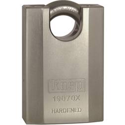 Kasp K19070XD Cadenas 70 mm Fermeture Différente Argent Avec Serrure À Clé