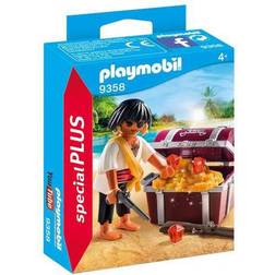 Playmobil 9358 Special Plus Pirata Con Scrigno Del Tesoro