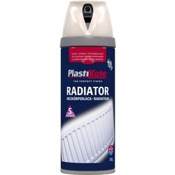 Plasti-Kote Twist & Spray Metallfärg, Elementfärg Vit 0.4L