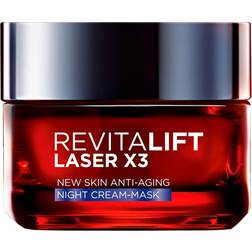 L'Oréal Paris Revitalift Laser X3 New Skin Anti-Aging Night Cream-Mask