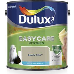 Dulux Easycare Kitchen Matt Ceiling Paint, Wall Paint Green 2.5L