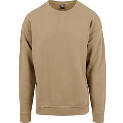 Urban Classics Oversized Open Edge Crewneck - Warm Sand